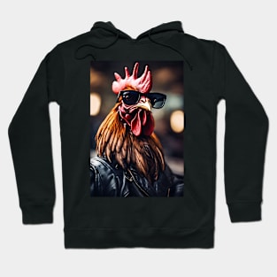 funny rooster Hoodie